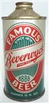  Beverwyck Famous Beer low profile cone top - 152-10