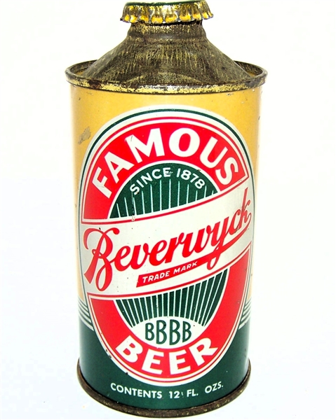  Beverwyck Famous Beer Low Pro Cone Top, 152-11