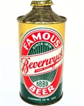  Beverwyck Famous Beer Low Pro Cone Top, 152-11