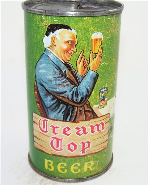  Cream Top Beer Opening Instruction Flat Top, USBC-OI 187