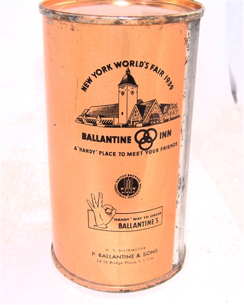  Ballantines Ale IRTP Flat Top (New York Worlds Fair 1939) 33-07