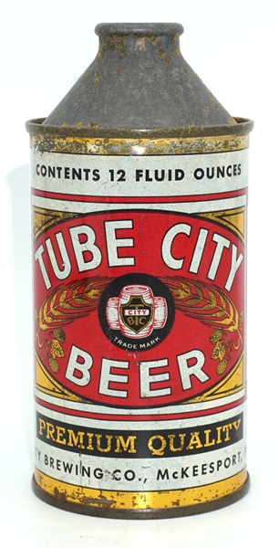  Tube City Beer cone top - 187-25