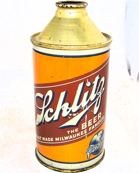  Schlitz Beer IRTP Cone Top, 183-28