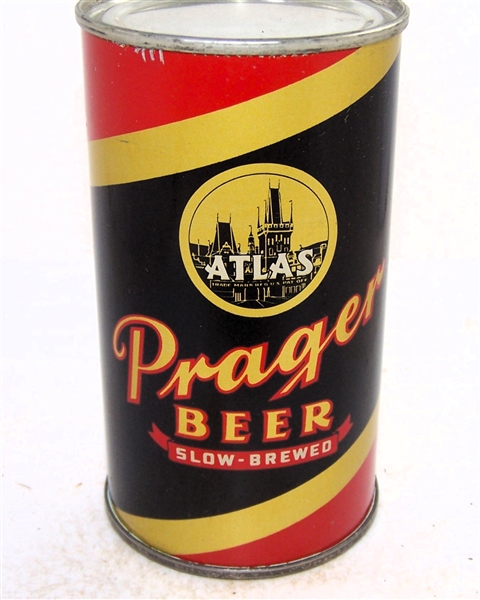  Atlas Prager Beer Opening Instruction Flat Top, USBC-OI 53