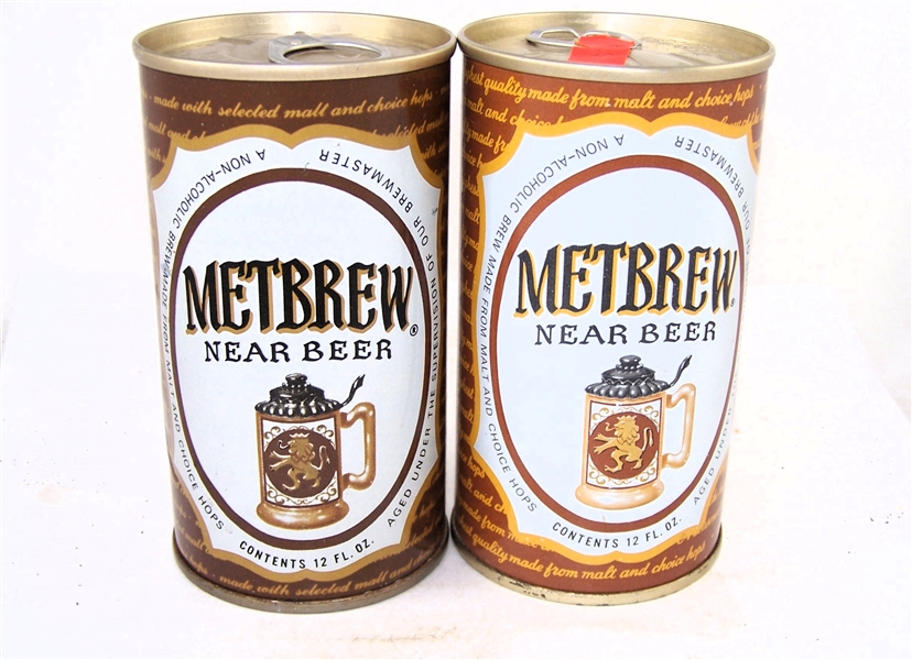  2 Different Metbrew Near Beer B.O Tab Tops, Vol II 93-03 & N.L