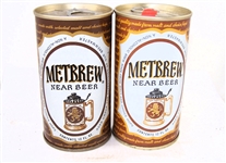  2 Different Metbrew Near Beer B.O Tab Tops, Vol II 93-03 & N.L