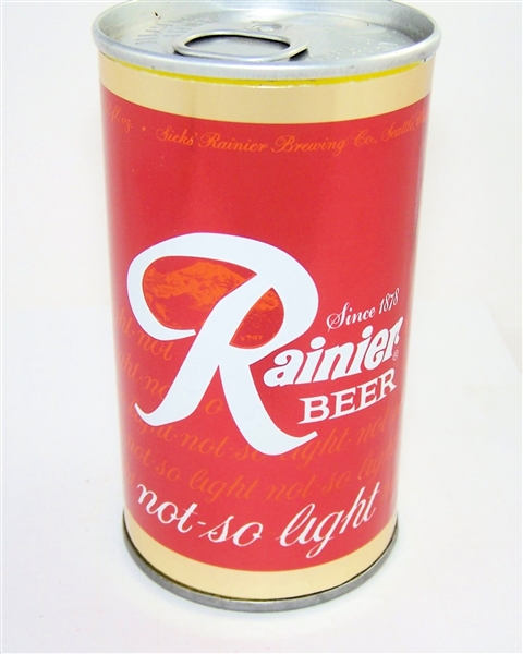  Rainier Not-So-Light Foil Label Test Can, Metallic Vol II N.L