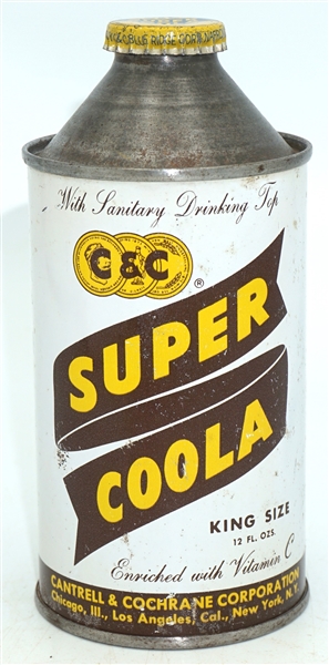  C&C Super Coola cone top - 12 ounce 