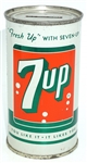  7-Up bank top - pre-zipcode