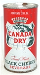  Canada Dry True Fruit Black Cherry Beverage flat top - pre-zipcode