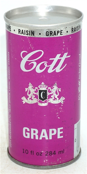  Cott Grape flat top - 10 ounce - Canadian