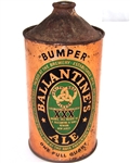  Ballantines Ale "Bumper" IRTP Quart Cone Top, (4 Line Mandatory) 202-06