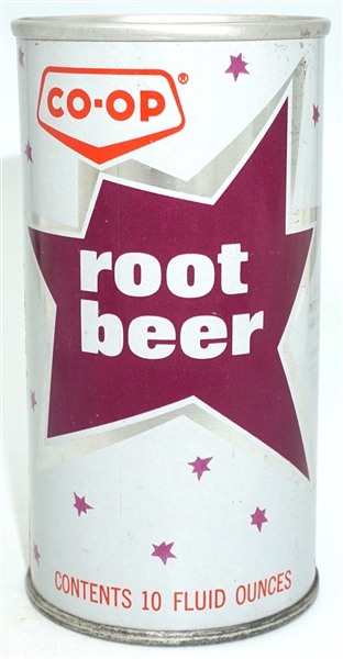 Co-Op Root Beer 10-ounce pull tab from Canada
