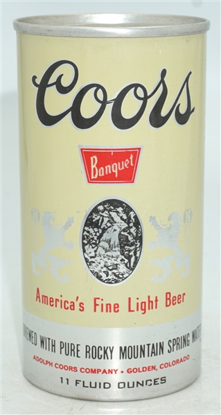  Coors flat top - 11 ounce - aluminum - 51-25