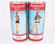  Two Tennents Lager 15.5 OZ B.O Tab Tops, Crimped Steel