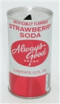  Always Good Strawberry Soda Pull Tap Pre-Zip Code Barcode