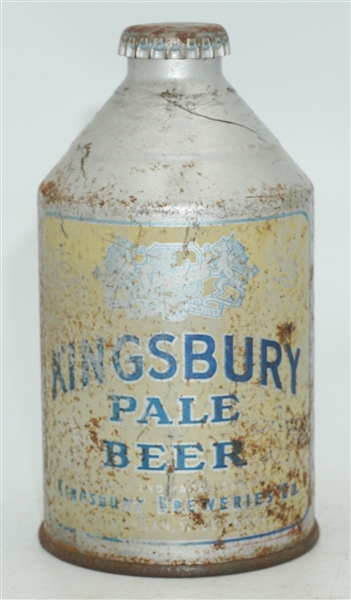  Kingsbury Pale Beer Crowntainer