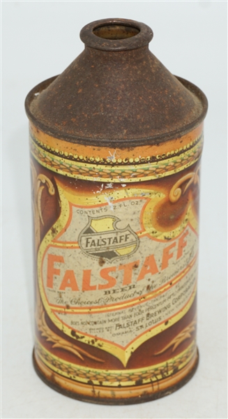  Falstaff Beer Cone Top