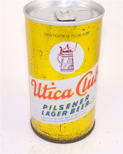 Utica Club Pilsener Lager B.O Zip Top.