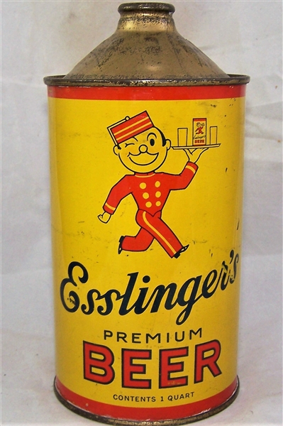 Esslinger Premium Quart Cone Top Beer Can