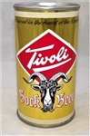 Tivoli Bock Bottom Opened Tab Top Beer Can