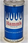 Hamms 11 ounce Fan Tab Beer Can, Stunning Example, San Francisco