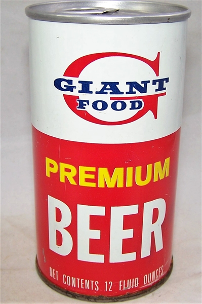 Giant Food Premium Tab Top Beer Can, Sunshine Brewing.