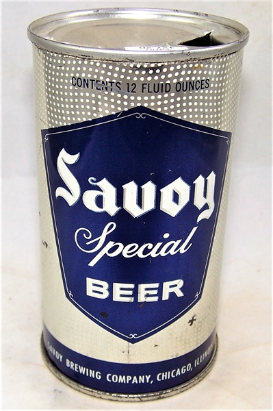 Savoy Special Flat Top Beer Can (Chicago)