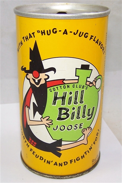 Very Tough Pre Zip Code Hill Billy Joose (Hug a Jug Flavor) Clean Can.