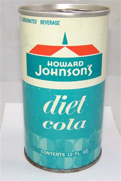 Very Tough Howard Johnsons DIET Cola Tab Top Soda can. Zip Code Can