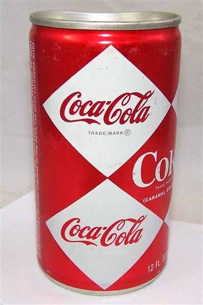 Coke second Aluminum Can made, Tough Zip Code can