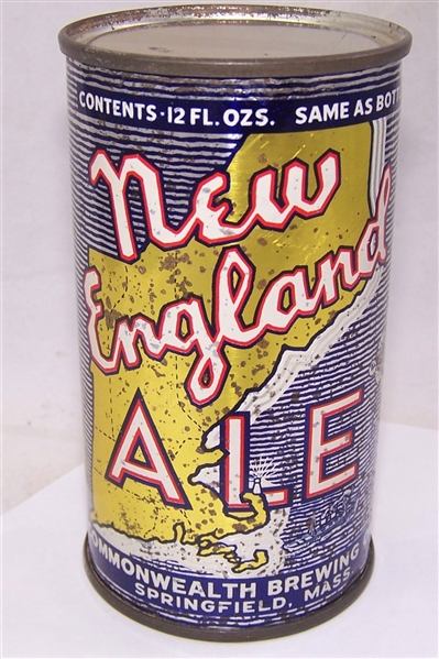 New England Ale Opening Instruction Flat Top (White Shoreline)