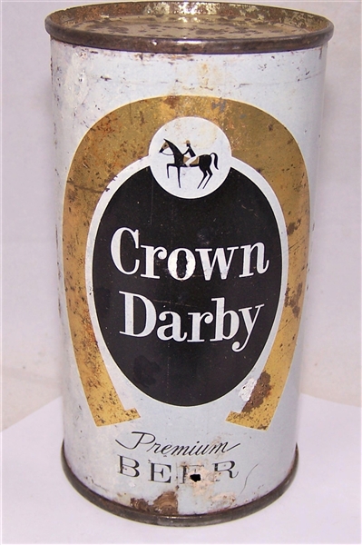 Crown Darby Flat Top Beer Can