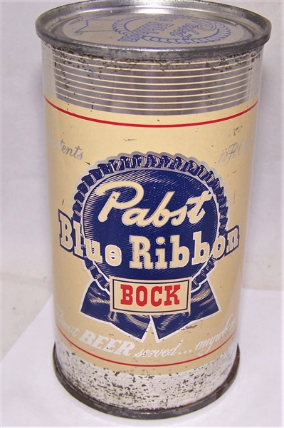 Pabst Blue Ribbon Bock (New Jersey) Flat Top Beer Can