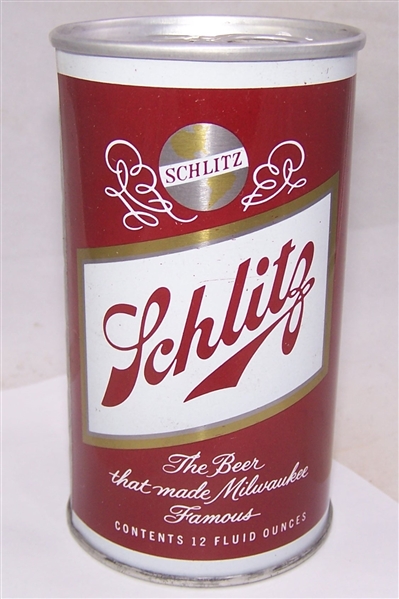 Rare Schlitz Test Pull Top Beer Can