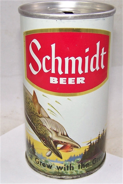 Schmidt Zip Top Northern Pike Beer Can 