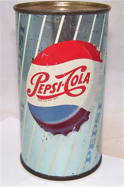 1st Generation Pepsi Flat Top, Tough Soda Can