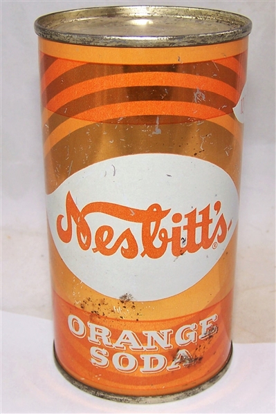 Nesbitts Pre- Zip Code Orange Soda Flat Top Can.