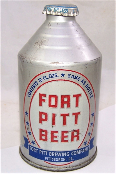 Fort Pitt Crowntainer Beer Can