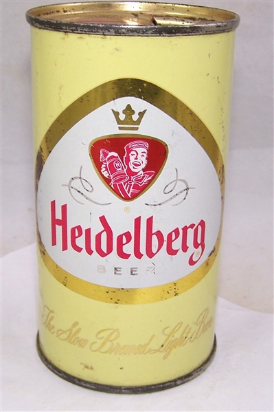 Heidelberg 12 ounce flat Top Beer Can