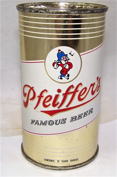 Pfeiffers Famous Flat Top Beer Can