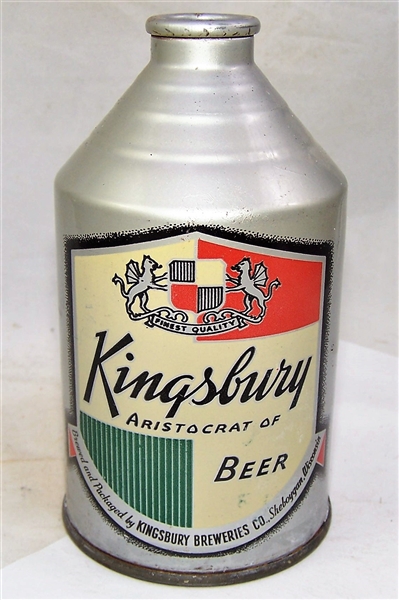 Lot Detail - Kingsbury Aristocrat Of Beer Crowntainer...Very Nice!