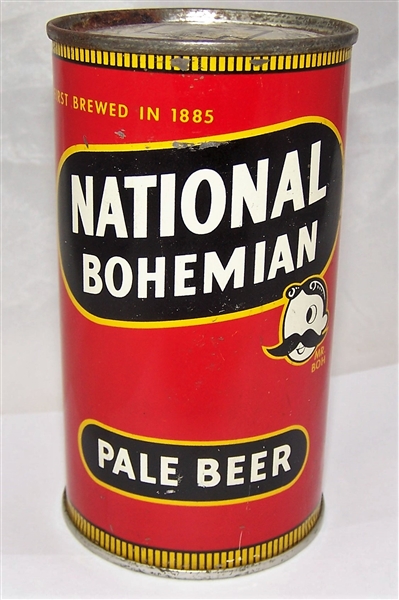 National Bohemian Pale Flat Top Beer Can