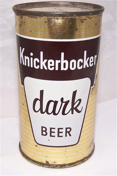 Knickerbocker Dark Flat Top Beer Can.