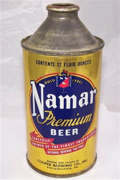 Gorgeous Namar Premium Cone Top Beer Can