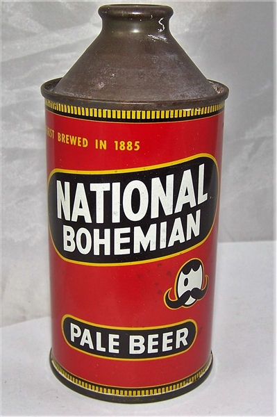 National Bohemian Pale Cone Top Beer Can