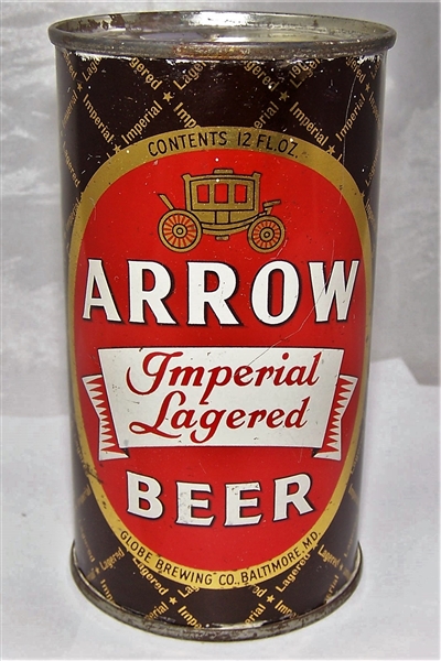 Arrow Imperial Lagered Flat Top Beer Can