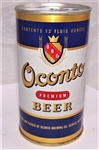 Undocumented Oconto Dull Gold Test Tab Top Beer Can