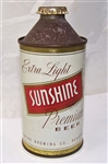 Sunshine Extra Light Cone Top Beer Can