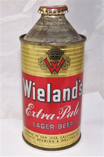 Wielands Extra Pale High Pro Cone Top Beer Can
